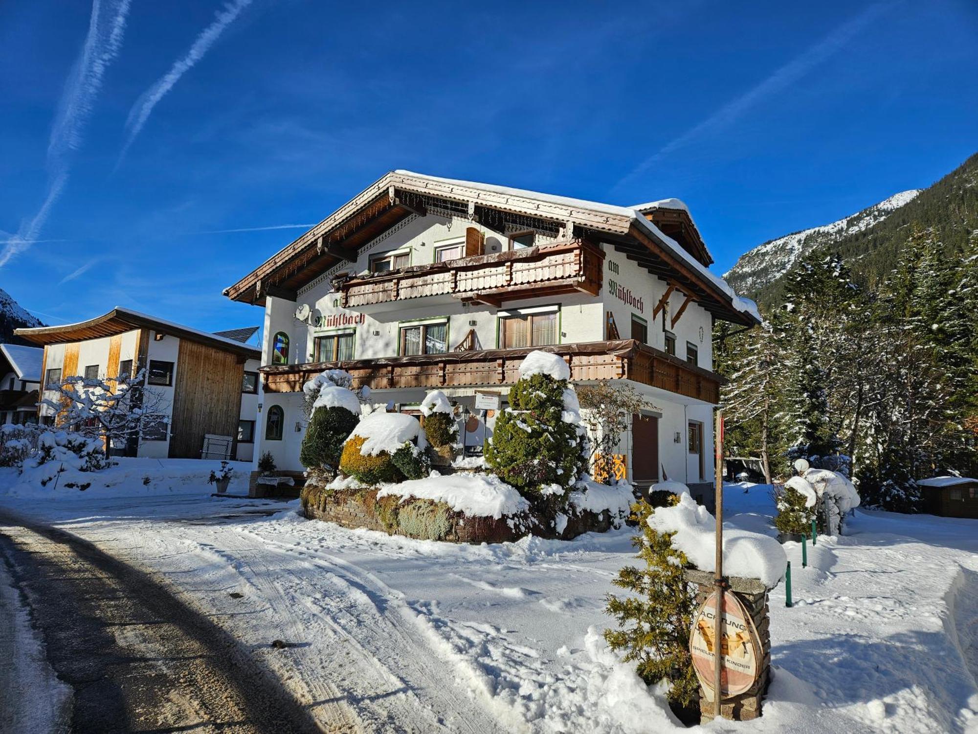 am Mühlbach - Pension Luttinger Bichlbach Exterior foto